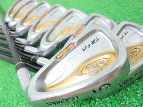 K18 GOLD HONMA TWIN MARKS TM-503 2-STAR 8PC R-FLEX IRONS SET GOLF CLUBS BERES