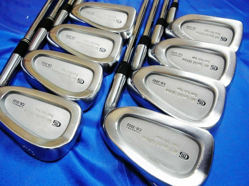 MIURA CB-3002 FORGED DENT SOLE 8PC STEEL R-FLEX IRONS SET GOLF CLUBS 827