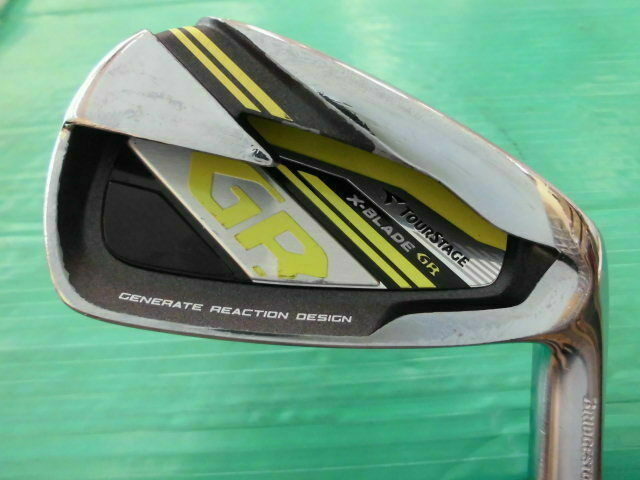 Bridgestone TourStage X-BLADE GR 2014 6PC TourAD B14-03i R-FLEX IRONS |  JapanGolfClubs