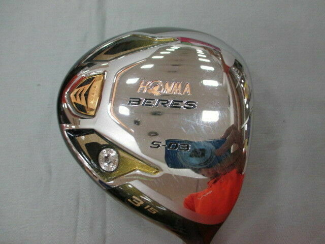 GOLF CLUBS FAIRWAY WOOD 2015MODEL HONMA BERES S-03 3W 3-STAR S-FLEX BERES