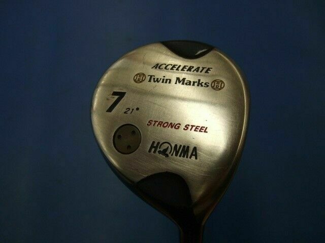 GOLF FAIRWAY WOOD HONMA TWIN MARKS ACCELERATE LADIES WOMENS #7 7W LOFT-21 L-FLEX