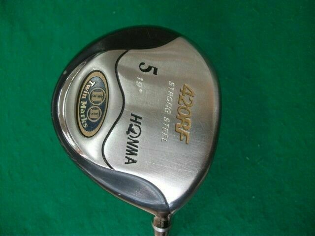 GOLF CLUBS FAIRWAY WOOD HONMA TWIN MARKS 420RF 2-STAR #5 5W LOFT-19 R-FLEX BERES