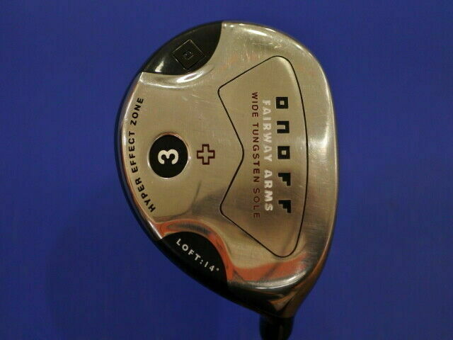 GOLF CLUBS FAIRWAY WOOD DAIWA GLOBERIDE ONOFF ARMS PLUS 2008 3W S-FLEX