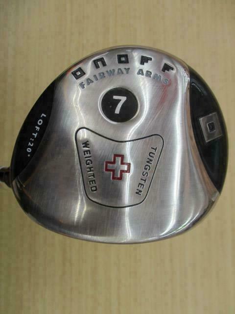 GOLF CLUBS FAIRWAY WOOD DAIWA GLOBERIDE ONOFF ARMS PLUS 2010 7W S-FLEX