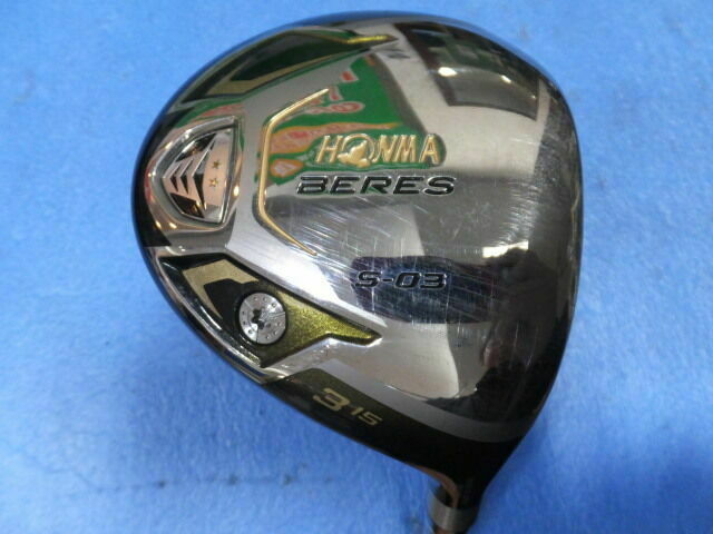 GOLF CLUBS FAIRWAY WOOD 2015MODEL HONMA BERES S-03 3W 2-STAR R-FLEX BERES