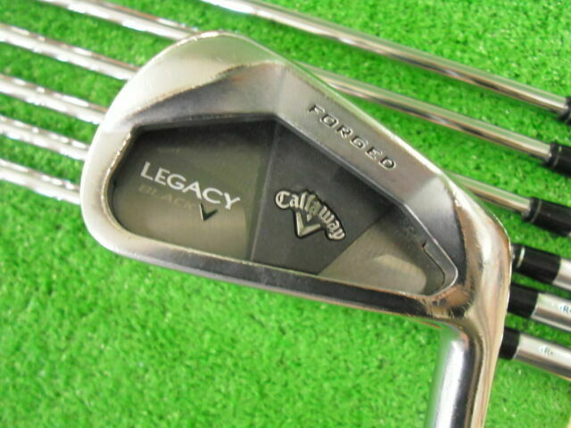 HENRIK STENSON CALLAWAY LEGACY BLACK 7PC SR-FLEX IRONS SET GOLF CLUBS