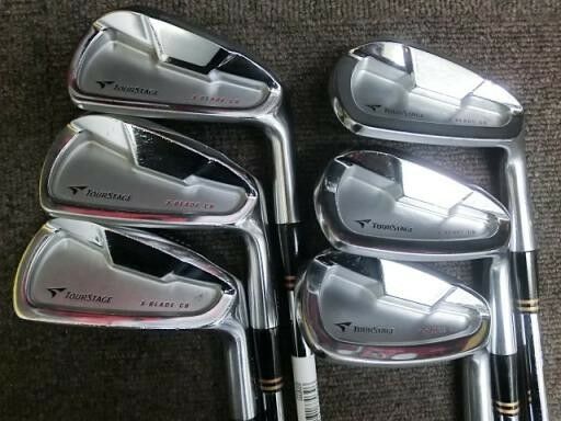 BRIDGESTONE TOUR STAGE X-BLADE CB FORGED 6PC R-FLEX IRONS SET GOLF CLUBS