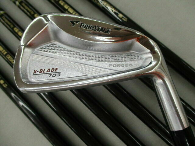 Bridgestone TourStage X-BLADE 703 7PC TourAD 75 EV S-FLEX IRONS SET Golf