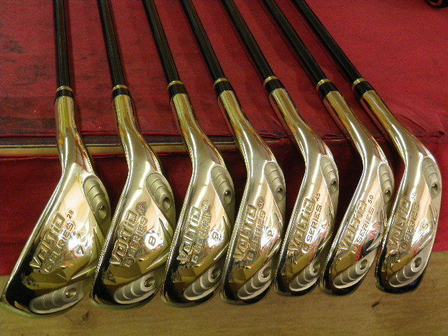 KATANA GOLF VOLTIO G SERIES 2012MODEL 7PC R-FLEX IRONS SET GOLF CLUBS