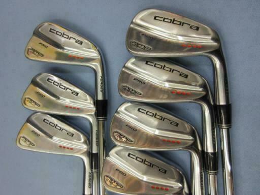 COBRA  AMP CELL PRO JAPAN MODEL 7PC S-FLEX IRONS SET GOLF CLUBS 10167