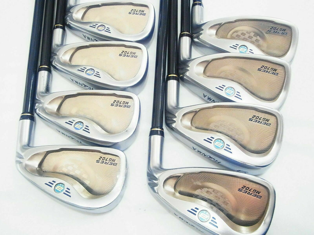 8PC 2-STAR HONMA BERES MG702 R-FLEX IRONS SET GOLF CLUBS 868 BERES