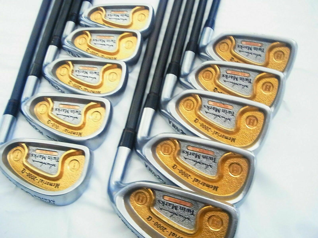 HONMA TWIN MARKS 2000-a S-FLEX PERFECT 10PC K18 GOLD 2-STAR IRONS SET