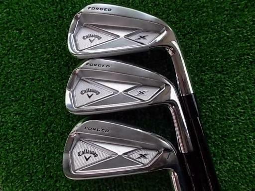 JAPAN MODEL CALLAWAY X-FORGED 2013 TOUR-AD 7PC S-FLEX IRONS SET GOLF 1167