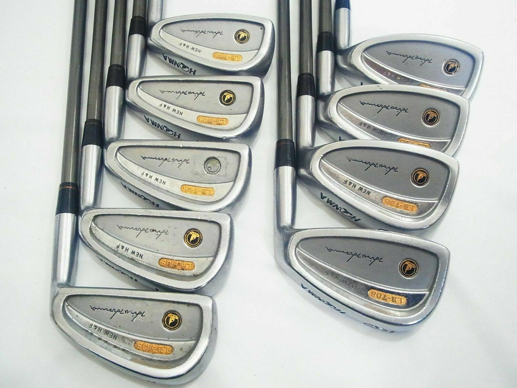 4-STAR  HONMA LB-708 NEW H&F 9PC R-FLEX IRONS SET GOLF CLUBS 10108 BERES