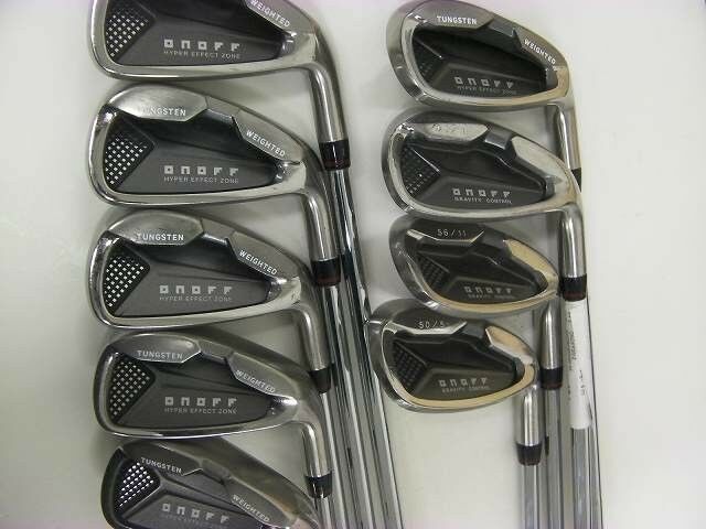 DAIWA GLOBERIDE ONOFF RED 2012 9PC S-FLEX IRONS SET GOLF CLUBS