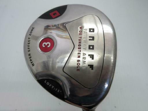 GOLF CLUBS FAIRWAY WOOD DAIWA GLOBERIDE ONOFF ARMS 2008 3W S-FLEX