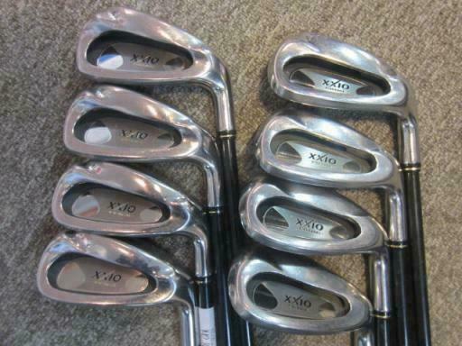 DUNLOP XXIO PRIME 2007 8PC R-FLEX CAVITY BACK IRONS SET GOLF CLUBS