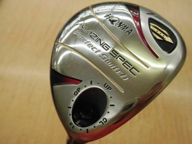 GOLF FAIRWAY WOOD HONMA AMAZING SPEC PERFECT SWITCH 3-STAR 7W LOFT-21 R-FLEX