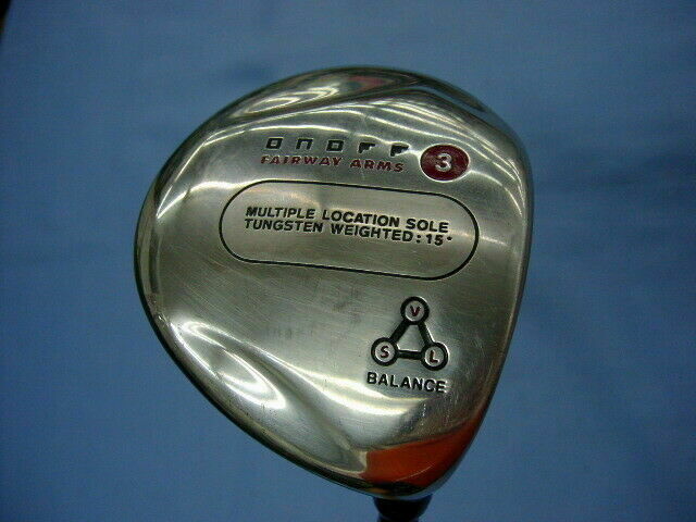 GOLF CLUBS FAIRWAY WOOD DAIWA GLOBERIDE ONOFF ARMS 3W S-FLEX