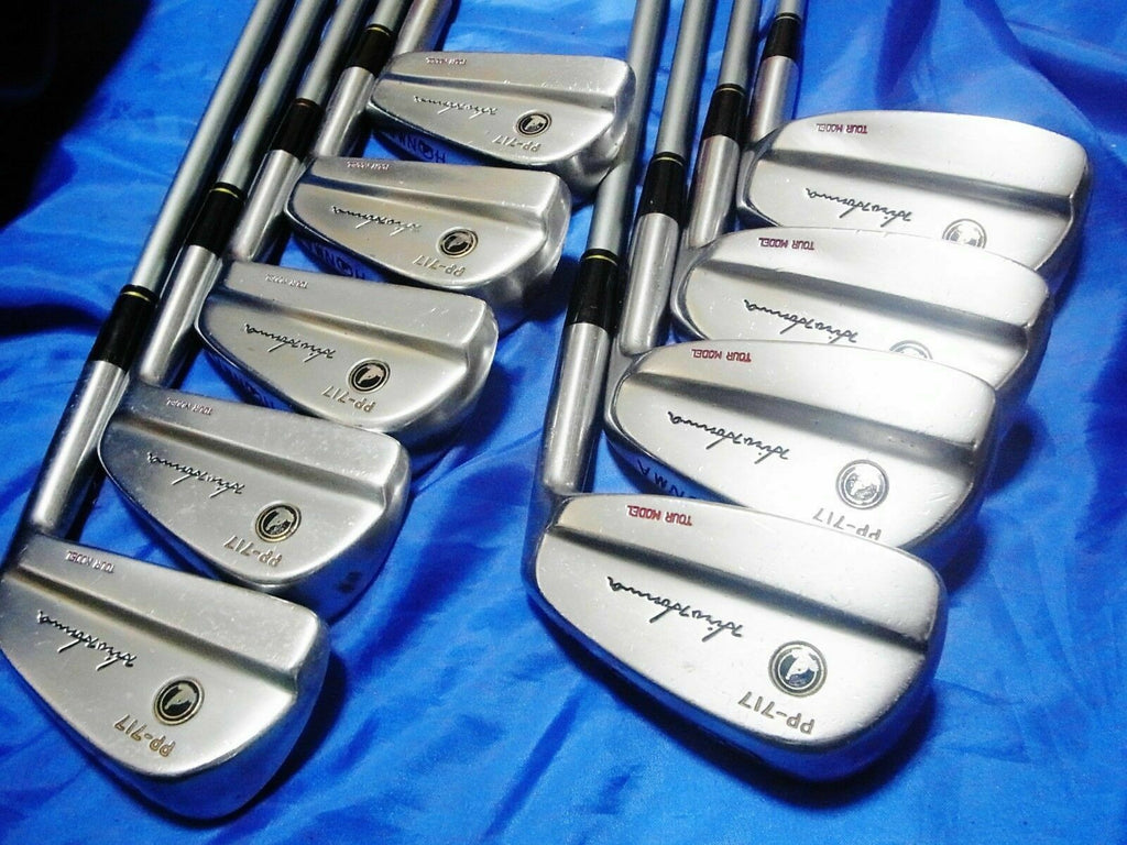 RARE SR-FLEX MUSCLE HONMA PP-717 TOUR MODEL 9PC IRONS SET GOLF CLUBS 267 BERES