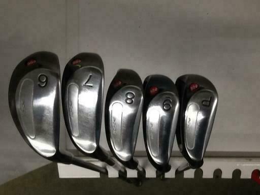 PRGR EGG POWER CAVITY 5PC EGG R-FLEX IRONS SET GOLF 10287