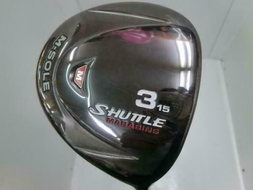 GOLF CLUBS FAIRWAY WOOD MARUMAN SHUTTLE MARAZING M-SOLE FLEX-R LOFT-15 3W 1