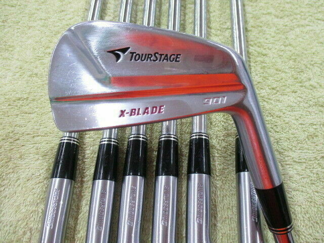 Bridgestone TourStage X-BLADE 901 7PC NSPROWF S-FLEX IRONS SET Golf