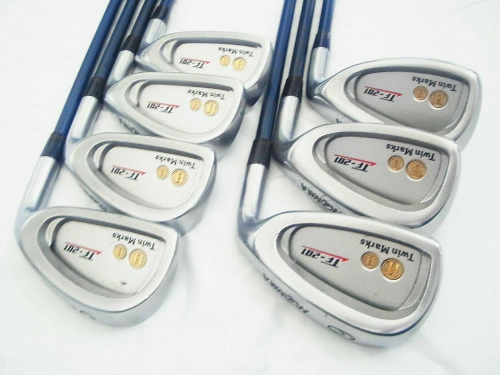 HONMA GOLF CLUB TWIN MARKS TF-201 3-STAR K18 GOLD R-FLEX 7PC IRONS SET