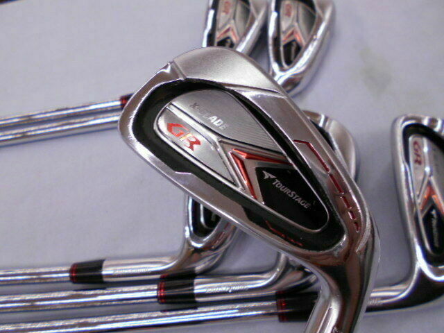 Bridgestone TourStage X-BLADE GR 2012 6PC NSPROWF R-FLEX IRONS SET Golf