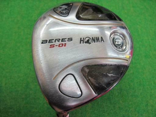 GOLF CLUBS FAIRWAY WOOD LEFT-HANDED HONMA BERES S-01 2-STAR 5W R-FLEX BERES