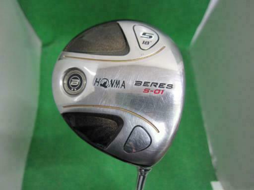 GOLF CLUBS FAIRWAY WOOD HONMA BERES S-01 5W 2-STAR R-FLEX BERES