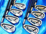 MIZUNO EURUS LG200 8PC R-FLEX IRONS SET GOLF CLUBS JPX MP 6277