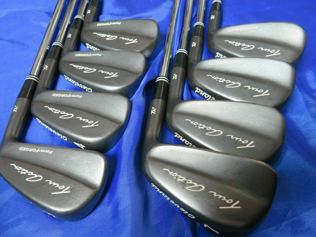 LIMITED500 Vijay Singh CLEVELAND GOLF CLUBS TA1 8PC S-FLEX IRONS SET