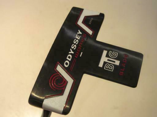 LEFT-HANDED ODYSSEY WORKS BIG T BLADE 34INCH PUTTER GOLF CLUBS