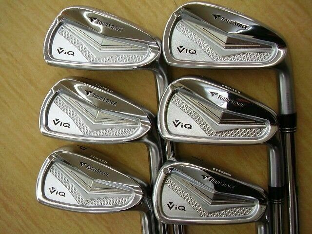 BRIDGESTONE TOUR STAGE V-IQ FORGED 2012 6PC S-FLEX IRONS SET GOLF CLUBS