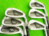 TOUR-AD SHAFT! CALLAWAY LEGACY BLACK 6PC S-FLEX IRONS SET GOLF CLUBS