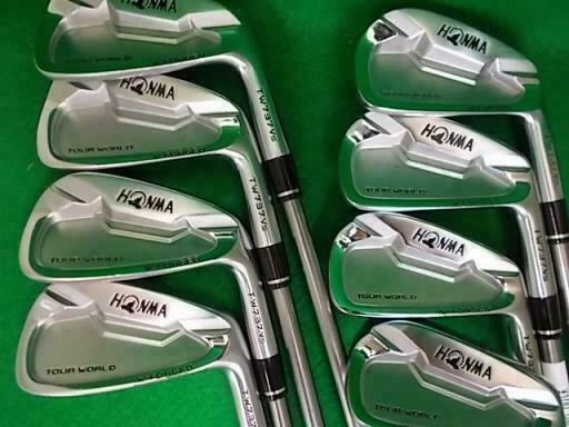 HONMA TOUR WORLD TW737P 2017 8PC VIZARD SR-FLEX IRONS SET GOLF 10237 BERES