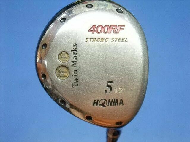 GOLF CLUBS FAIRWAY WOOD HONMA TWIN MARKS 400RF 2-STAR #5 5W LOFT-19 R-FLEX BERES