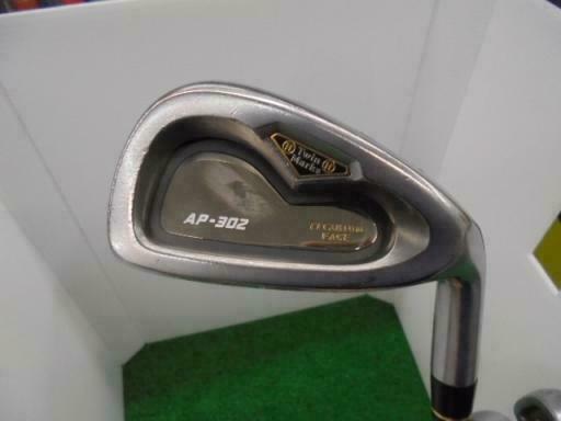 HONMA TWIN MARKS AP-302 9PC ORIGINAL SHAFT R-FLEX IRONS SET GOLF 10237 BERES