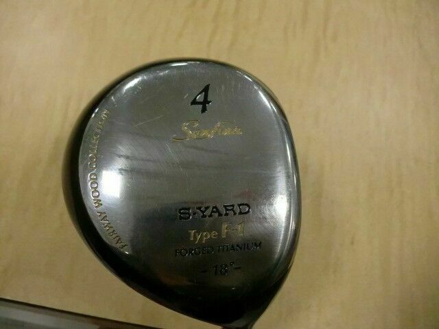 GOLF FAIRWAY WOOD SEIKO S-YARD TYPE F-1 SENFINA LADIES #4 4W LOFT-18 L-FLEX