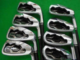 DUNLOP XXIO FORGED 2011 8PC R-FLEX CAVITY BACK IRONS SET GOLF CLUBS