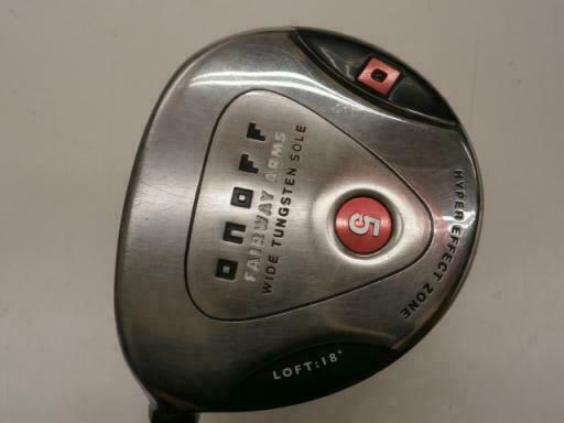 GOLF CLUBS FAIRWAY WOOD LEFT-HANDED DAIWA GLOBERIDE ONOFF ARMS 2008 5W S-FLEX