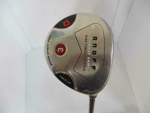 GOLF CLUBS FAIRWAY WOOD DAIWA GLOBERIDE ONOFF ARMS 2008 3W FOR BEGINNER R2-FLEX