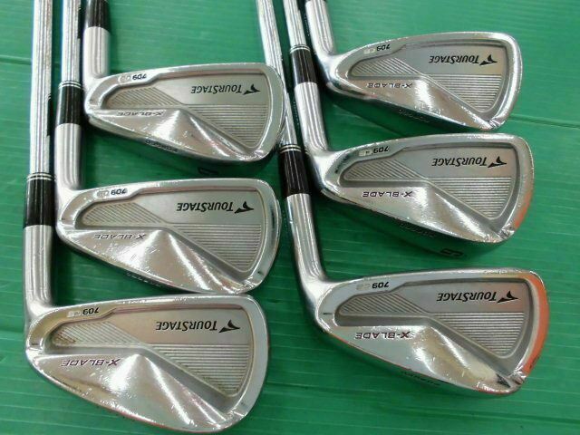 Bridgestone TourStage X-BLADE 709 CB 6PC NSPROWF S-FLEX IRONS SET