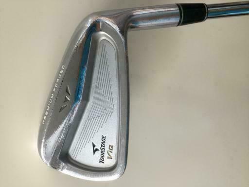 BRIDGESTONE TOUR STAGE V-IQ 2006 FORGED 6PC NSPRO R-FLEX IRONS SET GOLF 10277