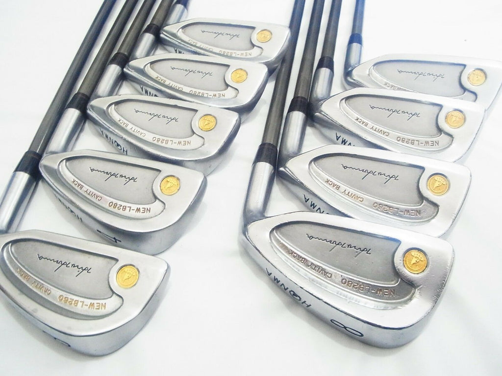 9pc Gold 4-star HONMA NEW-LB280 R-Flex IRONS SET Golf Clubs