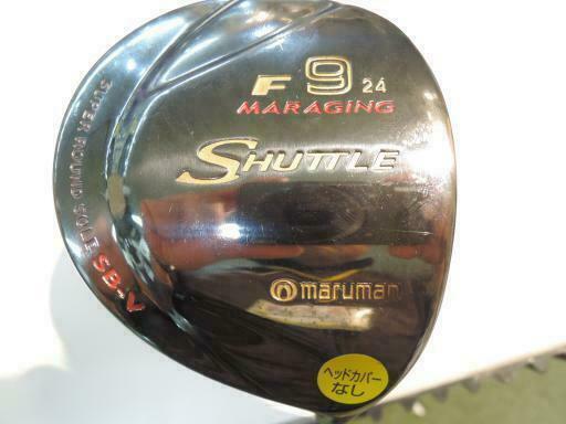 GOLF CLUBS FAIRWAY WOOD MARUMAN SHUTTLE 9W LOFT-24 R-FLEX MAJESTY