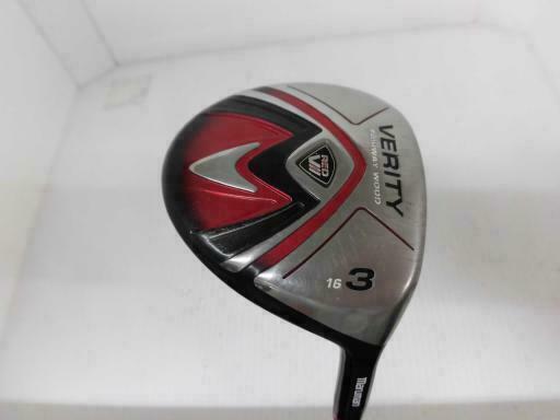 GOLF CLUBS FAIRWAY WOOD MARUMAN VERITY RED-V2 VIVID RED 3W S-FLEX 5257 MAJESTY