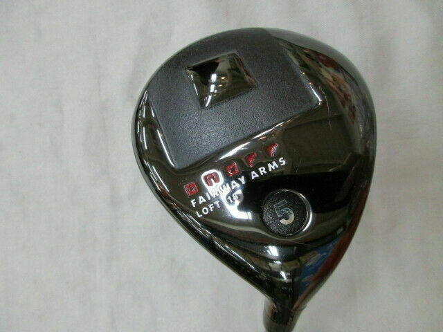 GOLF CLUBS FAIRWAY WOOD DAIWA GLOBERIDE ONOFF ARMS KURO 5W SR-FLEX