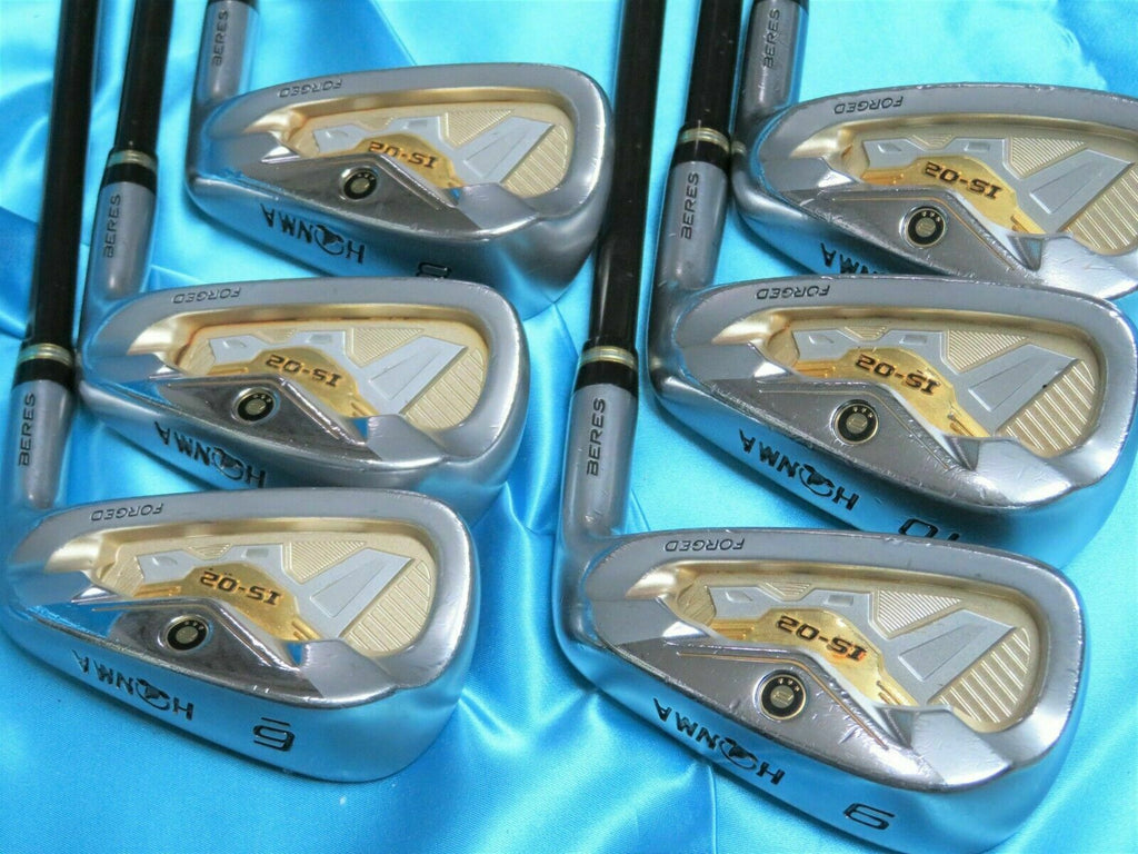 HONMA BERES IS-02 3-STAR GOLF CLUBS 6PC R-FLEX IRONS SET